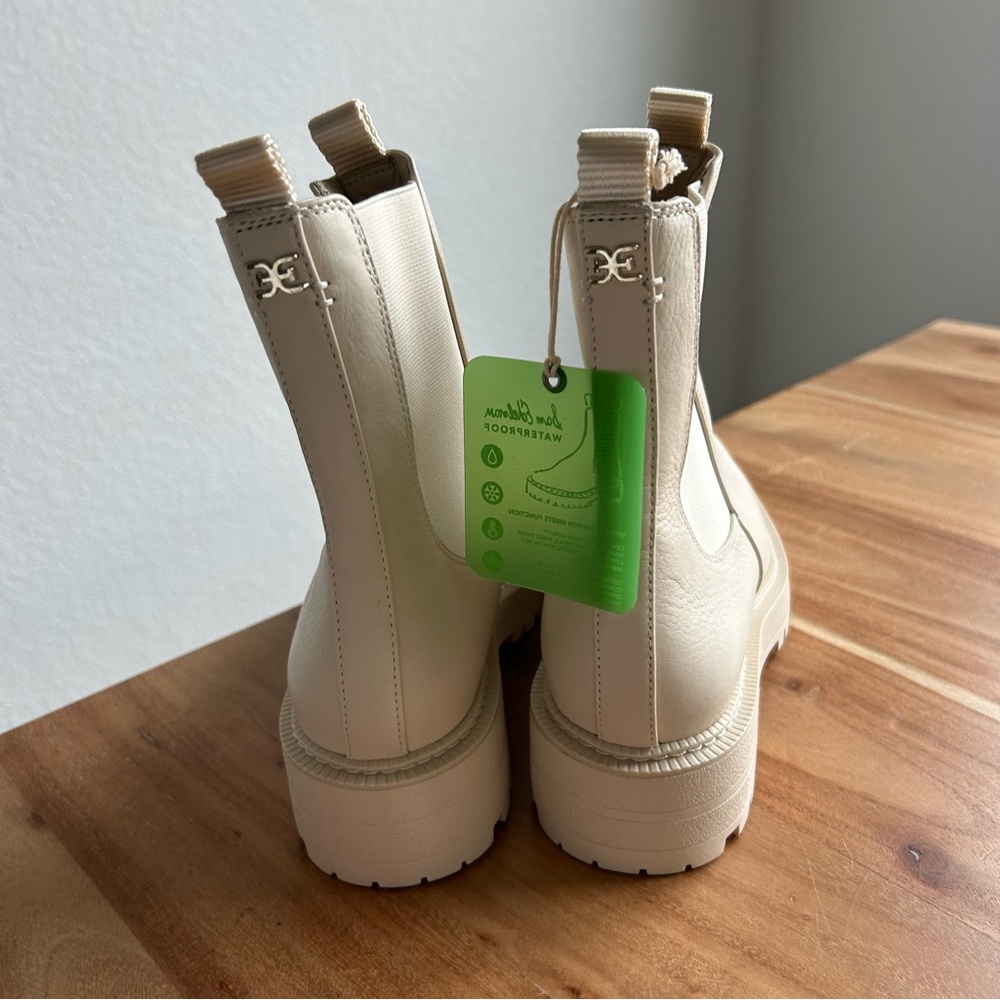 New Sam Edelman Laguna Chelsea Leather Boots - Picture 4 of 5
